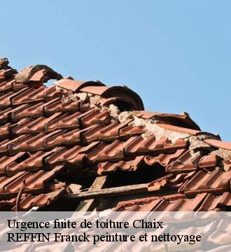 Urgence fuite de toiture