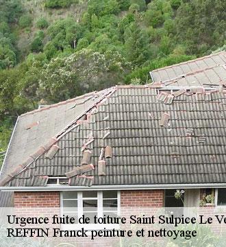 Urgence fuite de toiture
