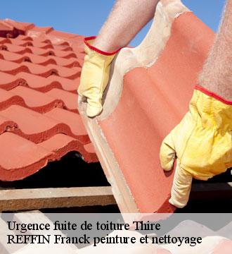 Urgence fuite de toiture