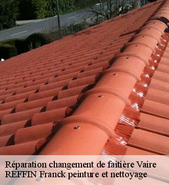 Réparation changement de faitière