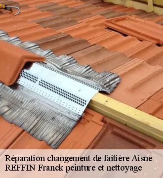Réparation changement de faitière