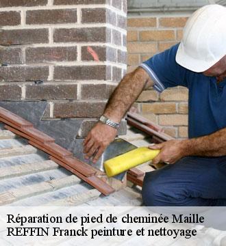 Réparation de pied de cheminée