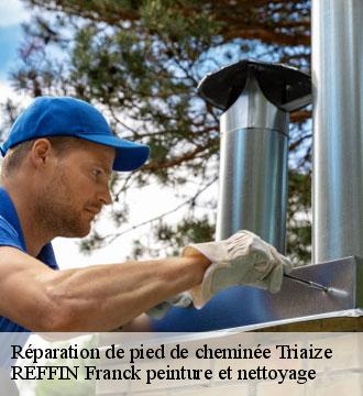 Réparation de pied de cheminée
